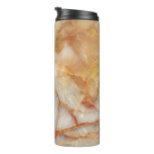 Marble Majestät: Glossy Elegance Thermosbecher (Nach rechts gedreht)