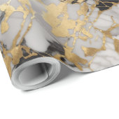 Marble Majesty - Luxuriöses Wrapping Paper Geschenkpapier (Rolleneckpunkt)