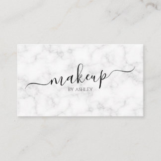 MARBLE Makeup Business Card Visitenkarte