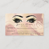 Marble Makeup Lashes Empfehlungskarte (Rückseite)