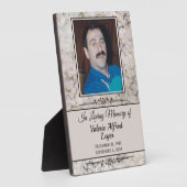 Marble Memorial Custom Keepsakes Fotoplatte (Seite)