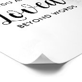 Marble Memorial Einzigartig 6 Foto Collage Beerdig Poster (Ecke)