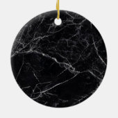 Marble Memorial Halo & Angel Wings Keramik Ornament (Hinten)