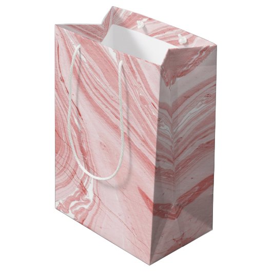 Marble Mittlere Geschenktüte (Rückseite Schrägansicht)