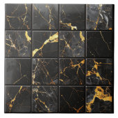 Marble Mix 4x4 Squares Blue ID1186b Fliese (Vorderseite)