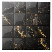 Marble Mix 4x4 Squares Blue ID1186c Fliese (Vorderseite)