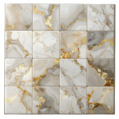 Marble Mix 4x4 Squares Ivory ID1186b Fliese (Vorderseite)