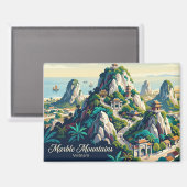 Marble Mountains Vietnam Magnet (Vorderseite/Rückseite)