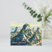 Marble Mountains Vietnam Postkarte (Stehend Vorderseite)
