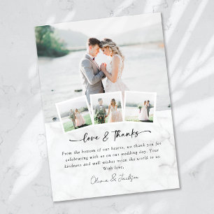Marble Multi Picture Liebe & Danke Wedding