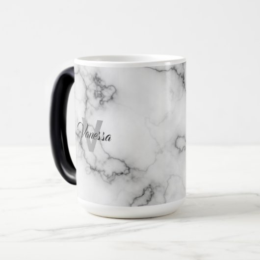 Marble-Musterpersonalisierung Verwandlungstasse (Vorderseite Links)