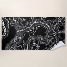 Marble Mystique - Agate Elegance - schwarz-weiß