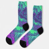 Marble Neon Socks Socken (Linkes Detail)