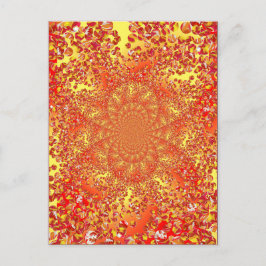 Marble Patch Kaleidoscoped Digital Art Postkarte