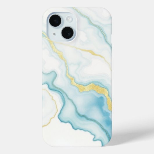 Marble Pattern Phone Case for iPhone (Rückseite)
