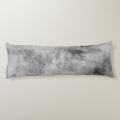 Marble Patterned Brushed Polyester Body Pillow Seitenschläferkissen (Rückseite)