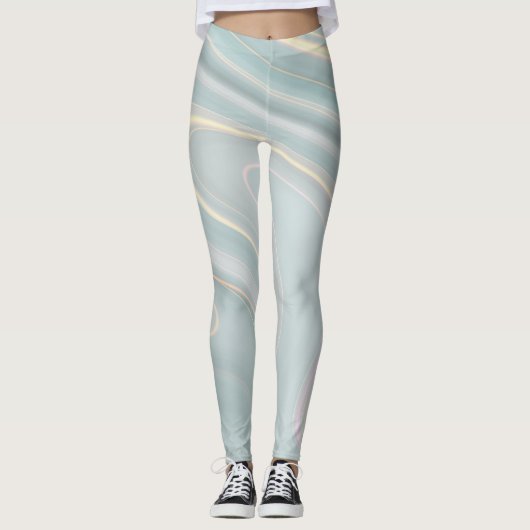 Marble Patterned Leggings (Vorderseite)