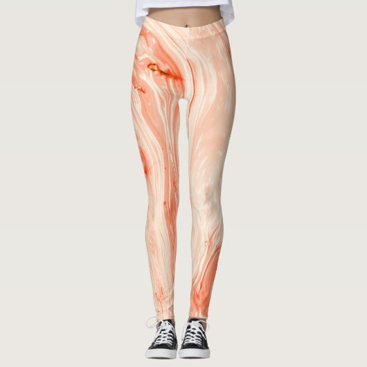 Marble Patterned Leggings (Vorderseite)