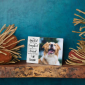 Marble Pet Loss Erinnerung Keepake Pet Memorial Fotoplatte (Seite)