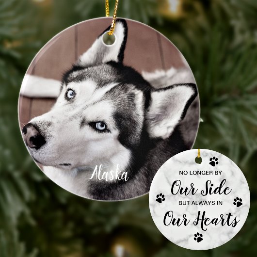 Marble Pet Loss Quote Foto Pet Memorial Keramik Ornament