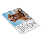 Marble Pet Memorial Keepake Erinnerung Hund Magnet (Rechte Seite)