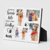 Marble Pet Memorial Keepake Foto Collage Fotoplatte (Seite)