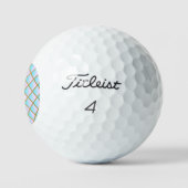 MARBLE PINK BLAUE GOLD FEINEN SPOT KUSTOM GOLF BAL GOLFBALL (Logo)