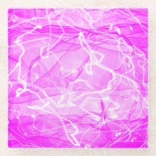 Marble Pink Digital Paper-21643 Glasuntersetzer (Vorderseite)