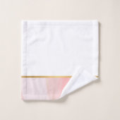 MARBLE PINK GOLD BADEZIMMER TOWEL SET (Waschlappen)