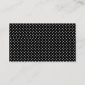 Marble Polka Dot Haushaltshilfe Reinigungsdienste Visitenkarte (Rückseite)