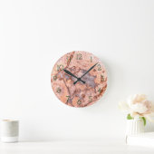 Marble & Quartz Runde Wanduhr (Zuhause)