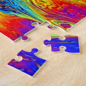 Marble Rainbow Artwork Beautiful Puzzle (Seite)