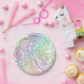 Marble Rainbow Pappteller (Party)