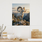 Marble Ram Mountain Pride Poster (Küche)