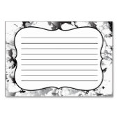 Marble-Rezept-Karte Tischnummer (Rückseite)