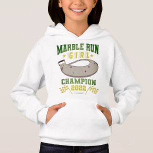 MARBLE RUN GIRL. HOODIE