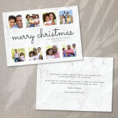 Marble Script Foto Collage Weihnachten