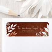 Marble Sienna Earthy Botanical Border (Insitu)