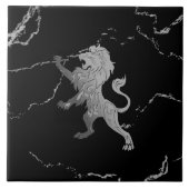 Marble Silver Royal Lion Keramik Tile Fliese (Vorderseite)