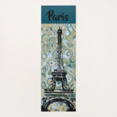 Marble Sky Eiffel Tower Design Yogamatte (Rückseite)