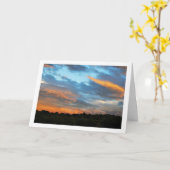 Marble Sky Landschaft Karte (Gelbe Blume)