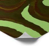 Marble Slick Metallic Poster (Ecke)