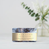 Marble Social Media Manager Content Creator Visitenkarte (Stehend Vorderseite)