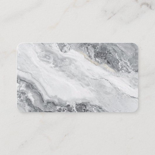 Marble Social Media Manager Content Creator Visitenkarte (Rückseite)