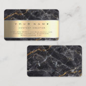 Marble Social Media Manager Content Creator Visitenkarte (Vorne/Hinten)