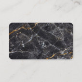 Marble Social Media Manager Content Creator Visitenkarte (Rückseite)