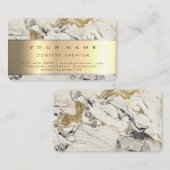 Marble Social Media Manager Content Manager Visitenkarte (Vorne/Hinten)