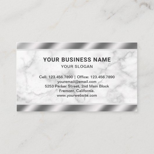 Marble Steel Pistole Gun Shop Gunsmith Feuerwaffen Visitenkarte (Rückseite)