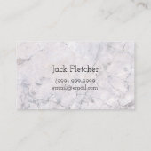 Marble & Stone Countertops Business Card Visitenkarte (Rückseite)