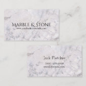 Marble & Stone Countertops Business Card Visitenkarte (Vorne/Hinten)